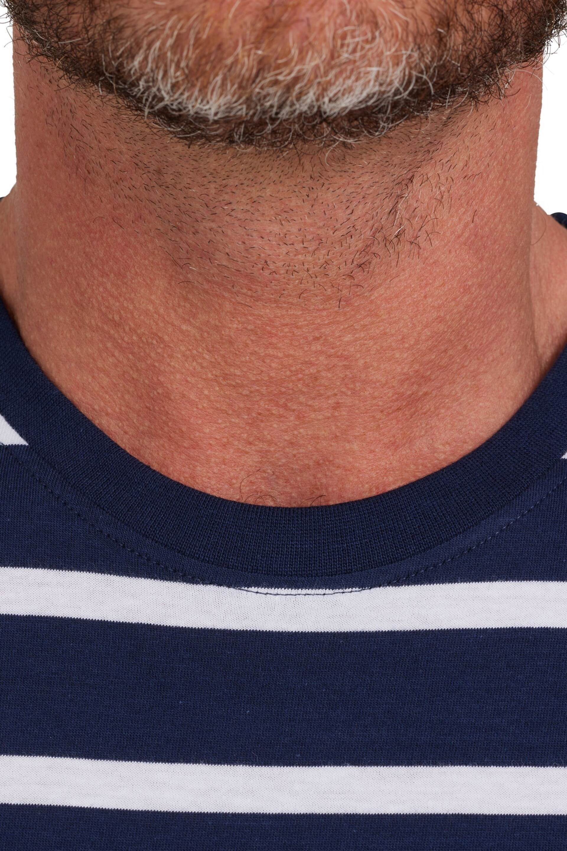Raging Bull Blue Breton Stripe T-Shirt - Image 7 of 10