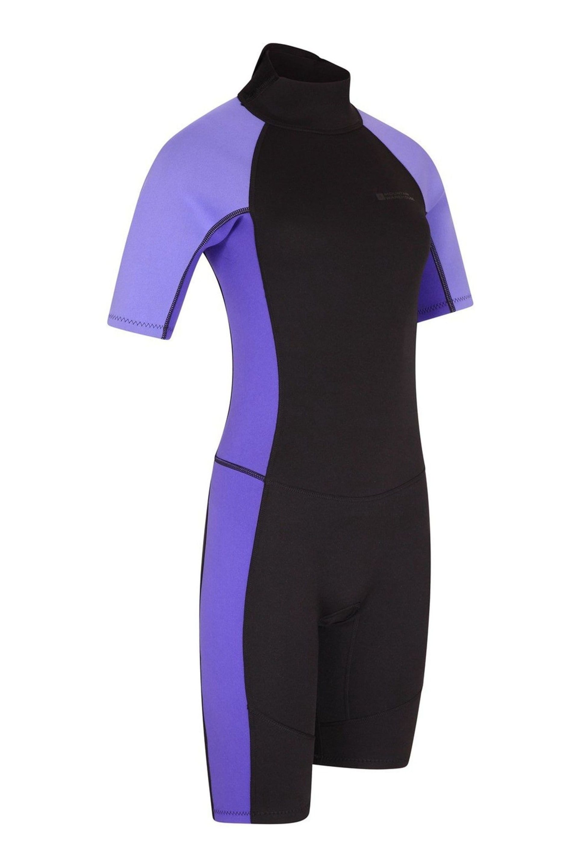 Mountain Warehouse Purple Womens Shorty Neoprene Wetsuit - Image 2 of 4