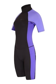 Mountain Warehouse Purple Womens Shorty Neoprene Wetsuit - Image 3 of 4