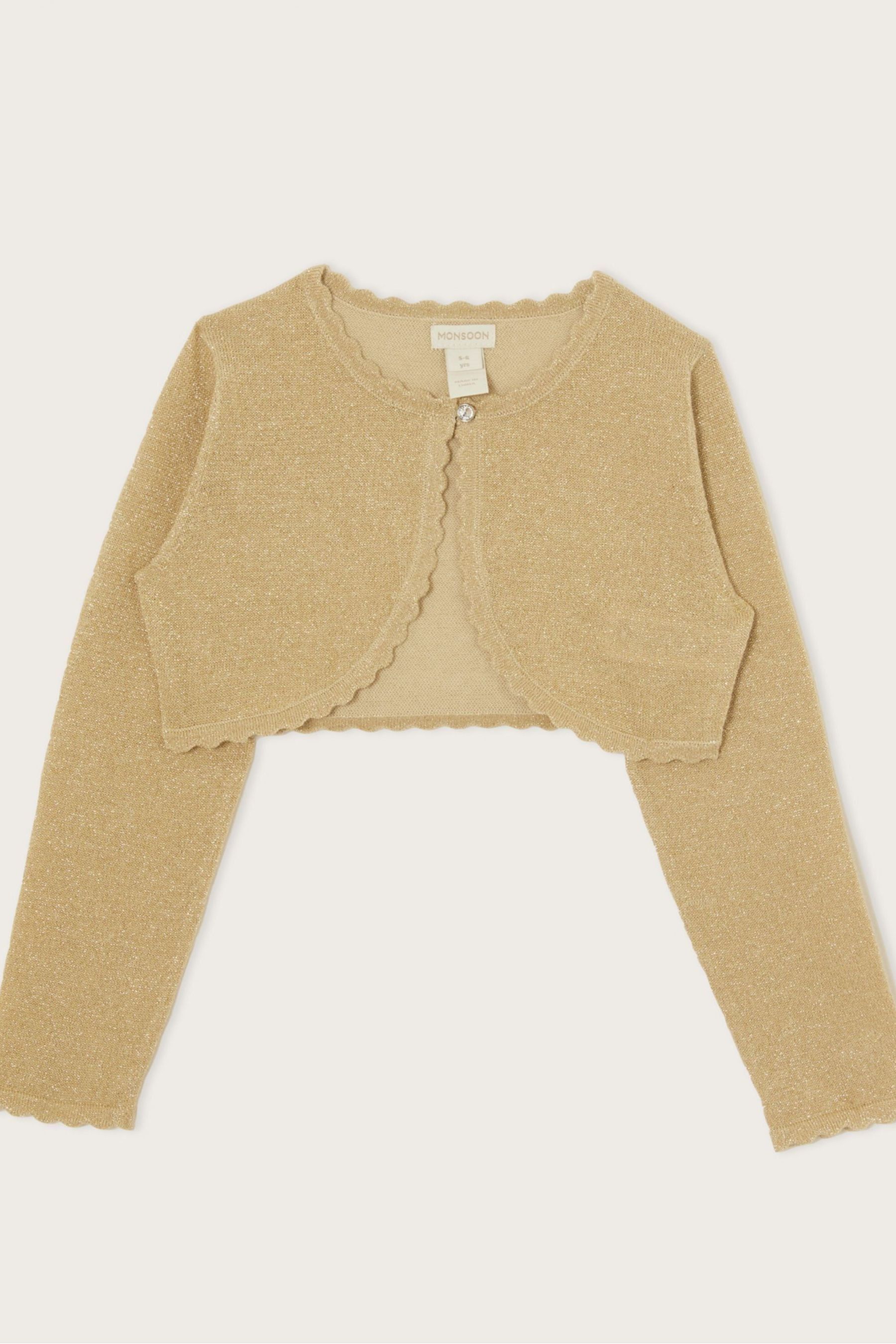 Monsoon Gold Niamh Cardigan