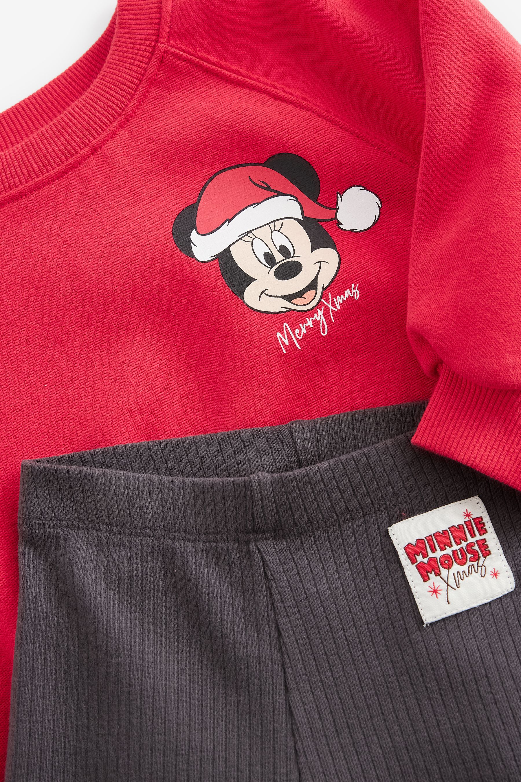 Buy Red Disney Minnie Mouse Christmas Leggings Set 3mths 7yrs from the Next UK online shop