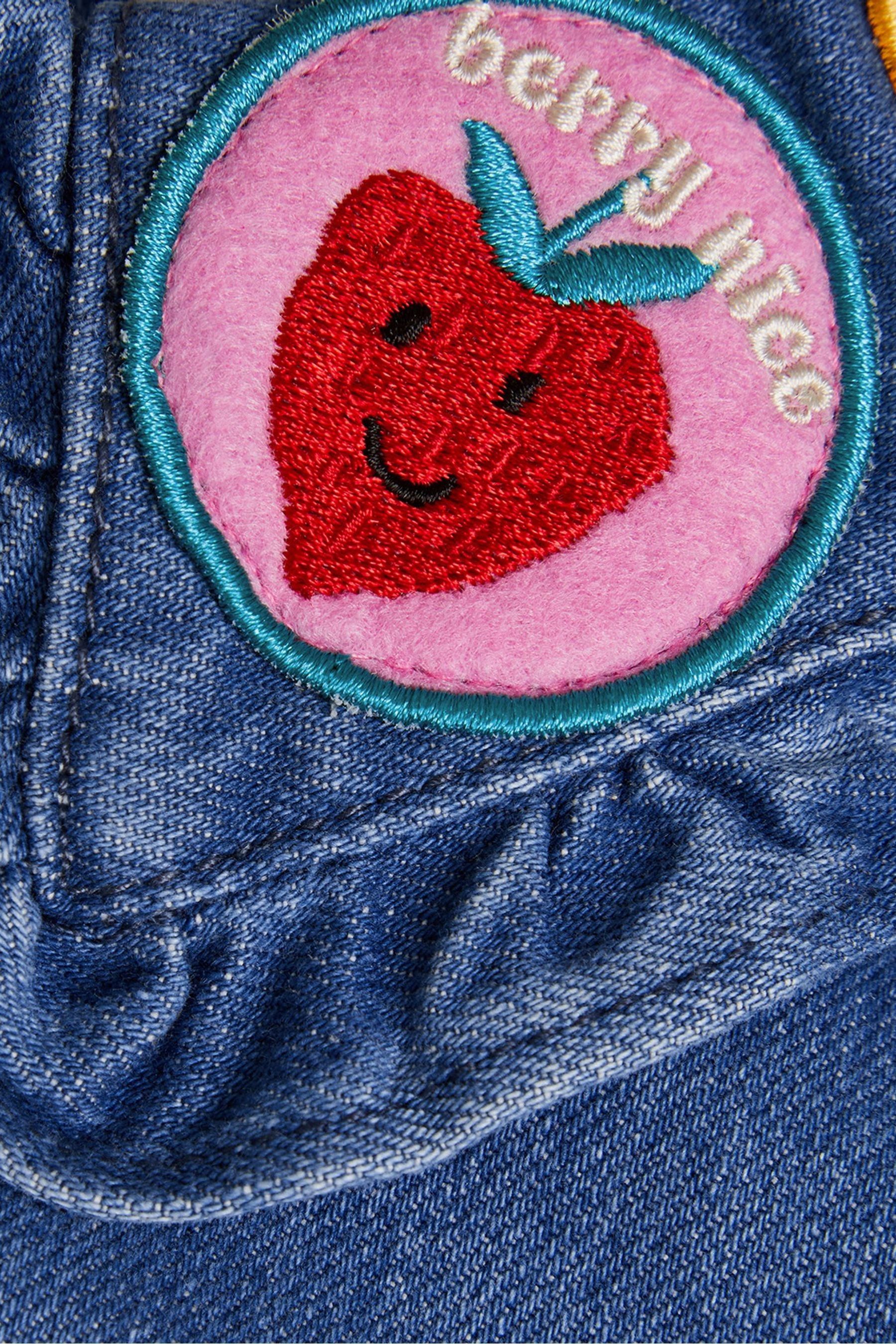 Monsoon red denim jacket top
