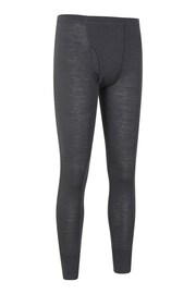 Mountain Warehouse Grey Merino Mens Thermal Joggers with Fly - Image 1 of 1