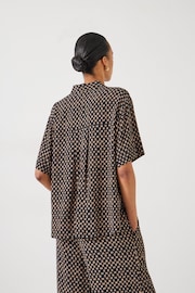 Hush Brown Shia Sleeve Shirt - Image 4 of 6