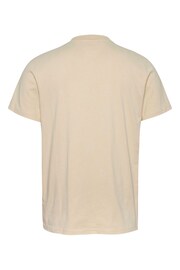 Tommy Jeans Slim Essential Flag Cream T-Shirt - Image 2 of 5