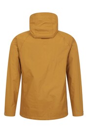 Mountain Warehouse Yellow Mens Recycled Radius Water Resistant Softshell Jacket - Image 3 of 5