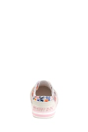 Rocket Dog Jazzin Malden Floral Cotton White Trainers - Image 3 of 7