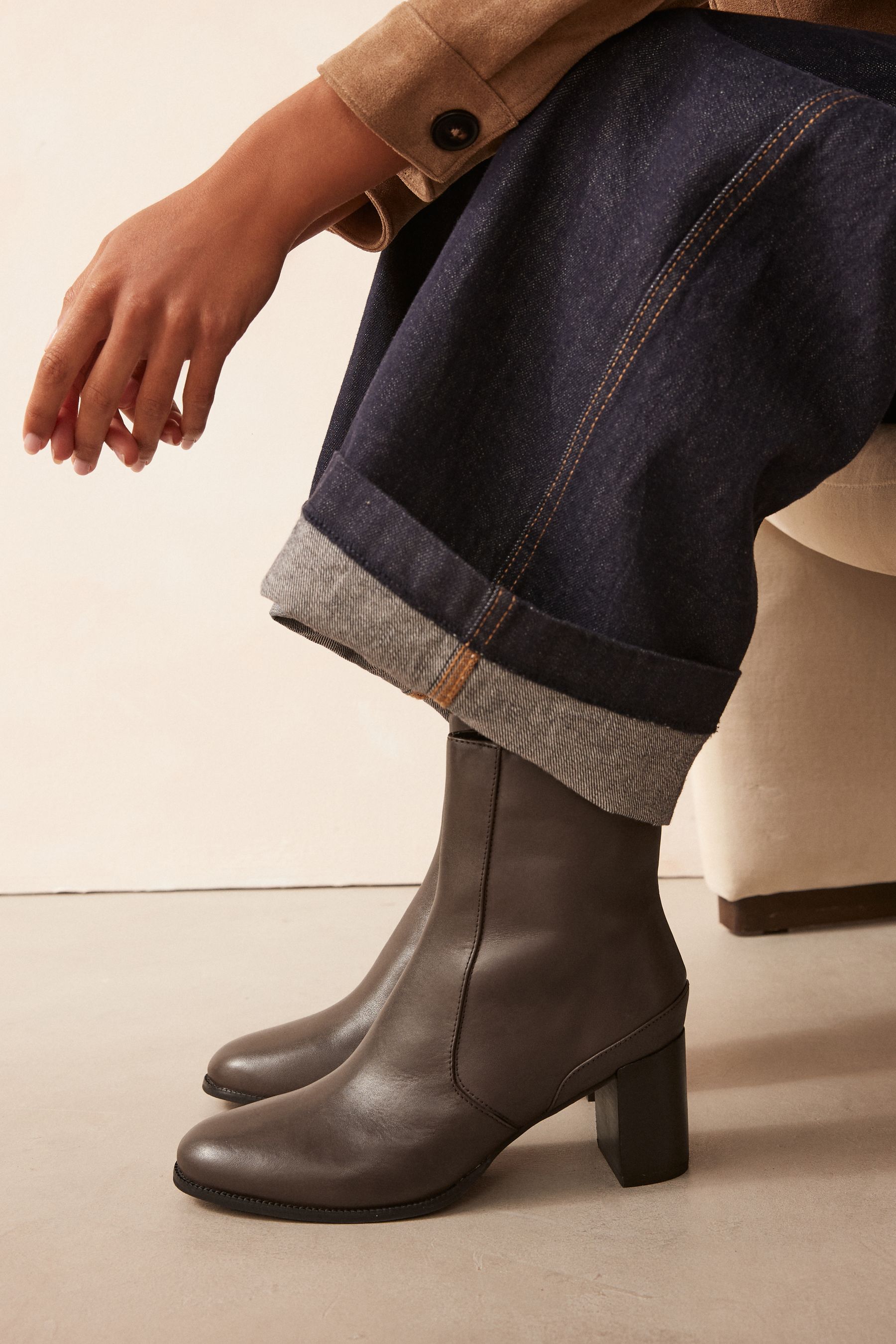 Next leather ankle boots shop