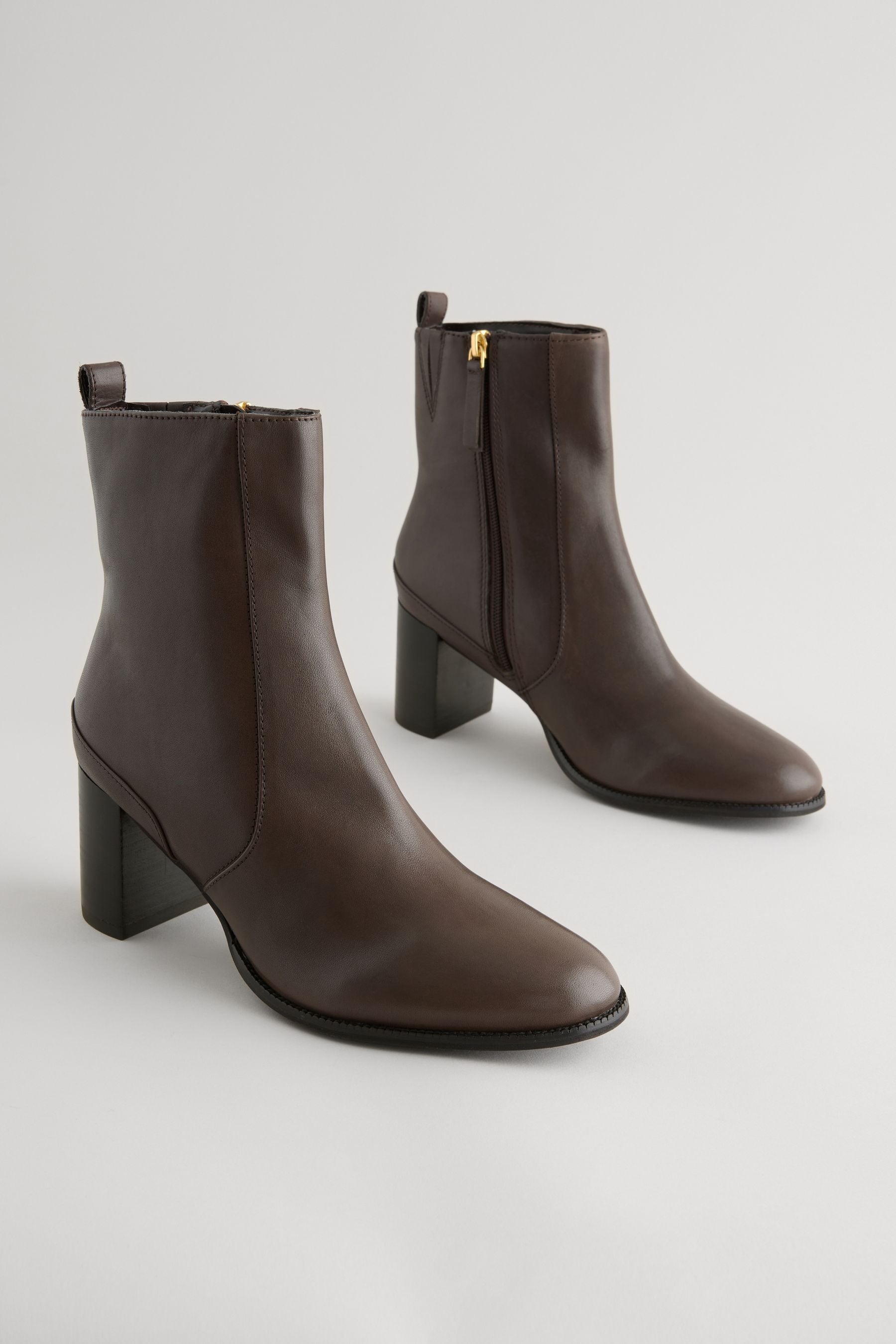Next leather ankle boots online
