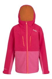 Regatta Pink Junior Highton V Waterproof Hiking Jacket - Image 5 of 7