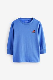 Multi 100% Cotton Long Sleeve T-Shirts marc 3 Pack (3mths-7yrs) - Image 3 of 7