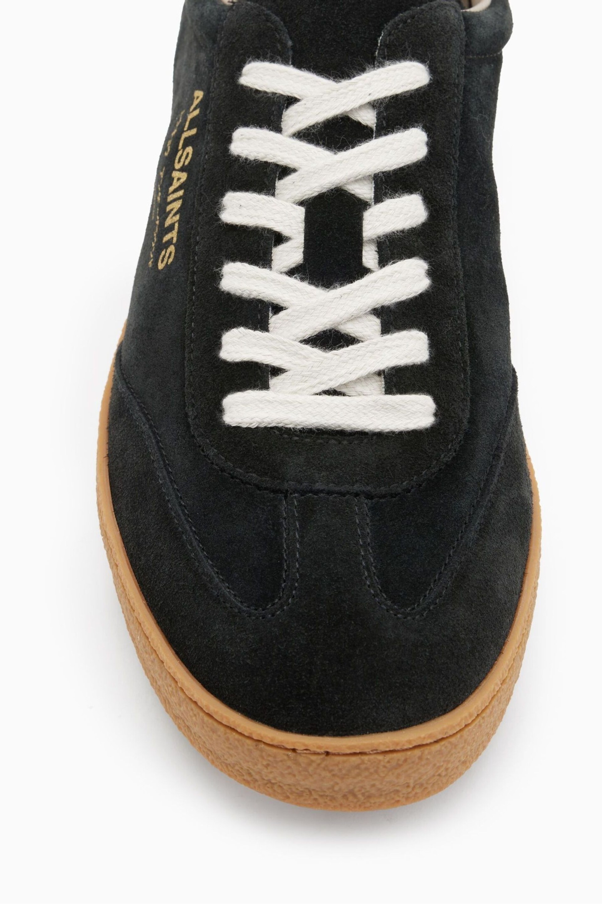 AllSaints Black Suede Thelma Sneakers - Image 4 of 5