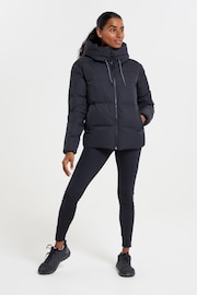 Mountain Warehouse Black Womens Cosy Extreme Short Down Jacket - Image 1 of 5