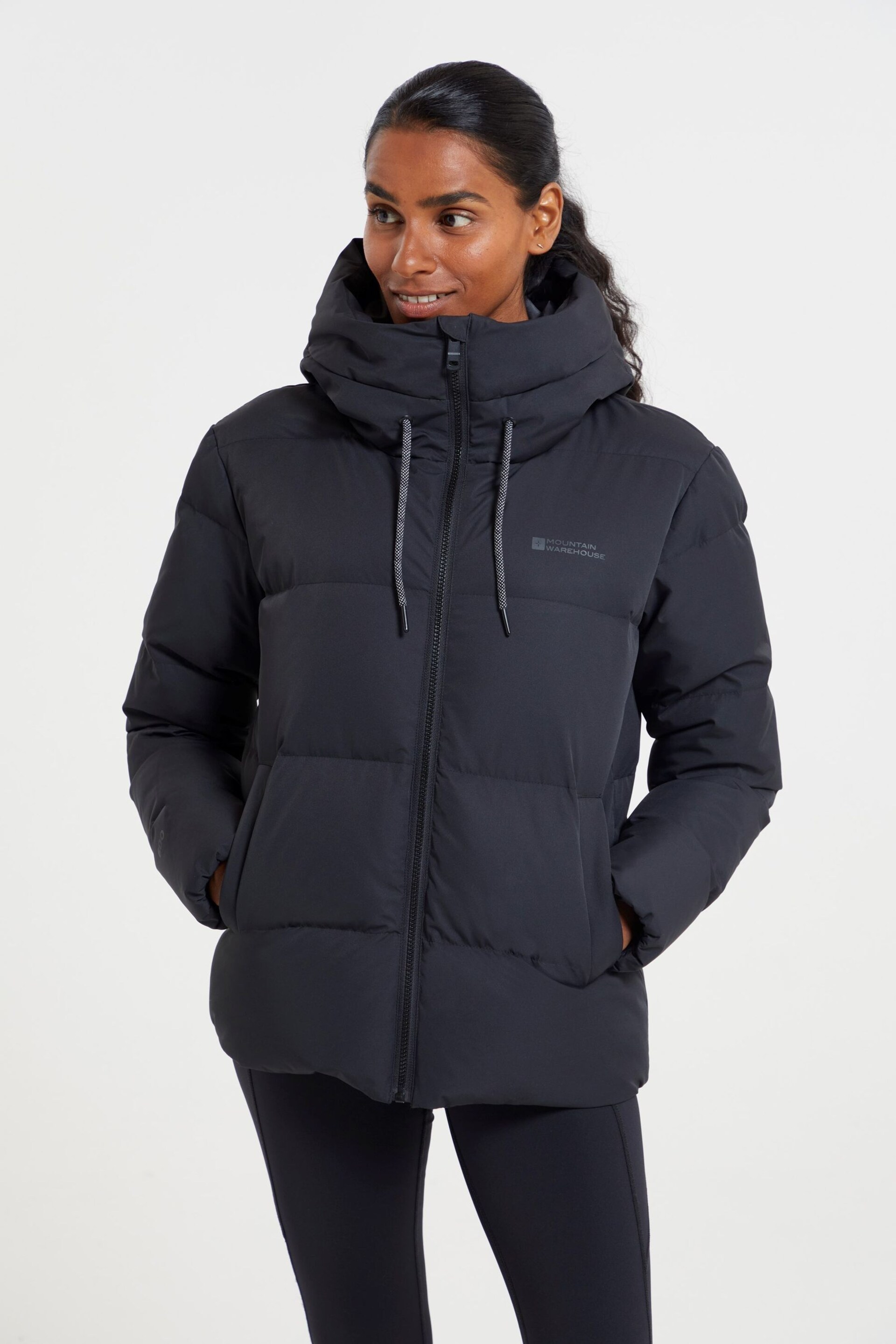 Mountain Warehouse Black Womens Cosy Extreme Short Down Jacket - Image 2 of 5