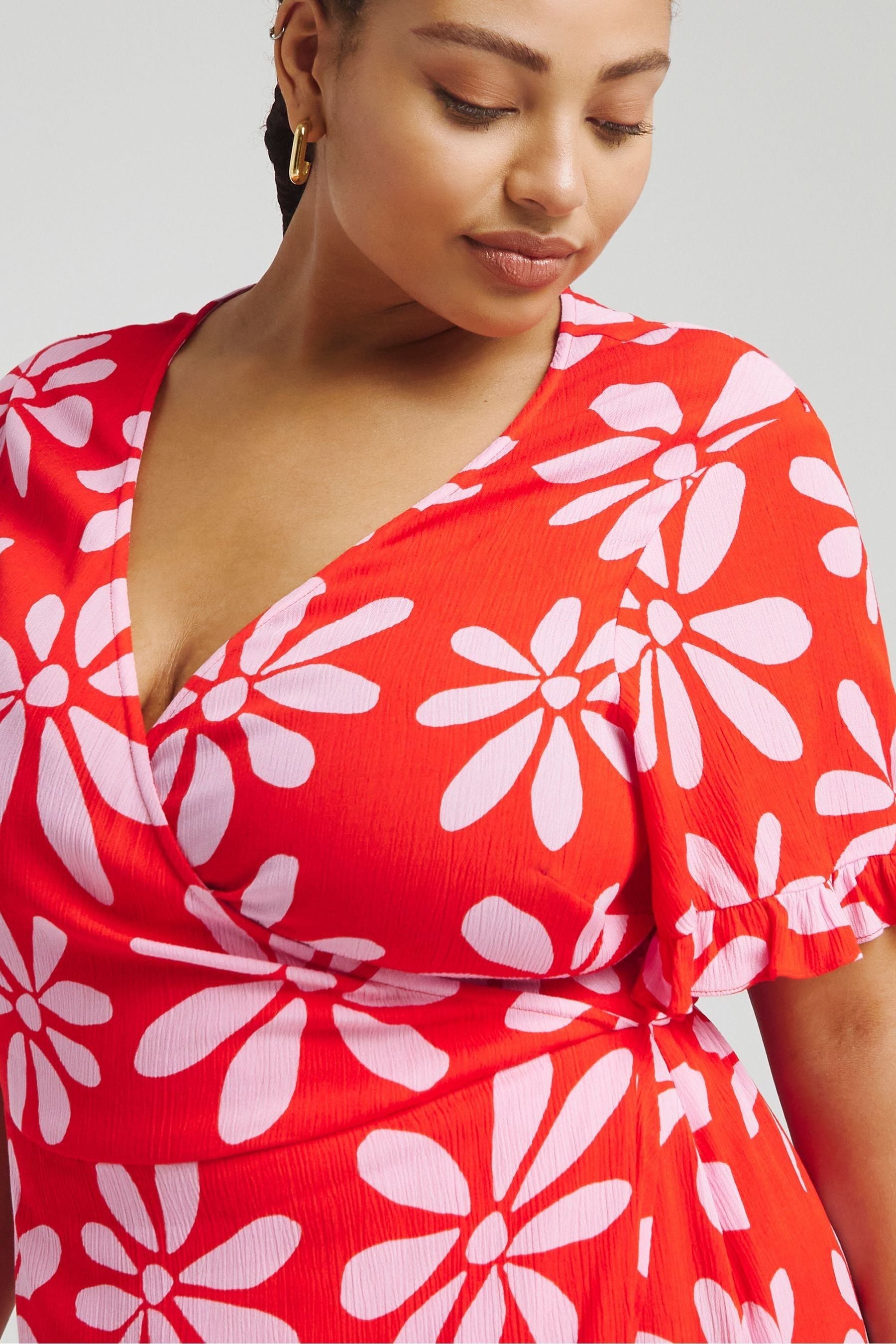Simply be wrap dress outlet
