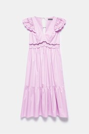 Mint Velvet Purple Cotton Maxi Dress - Image 3 of 4