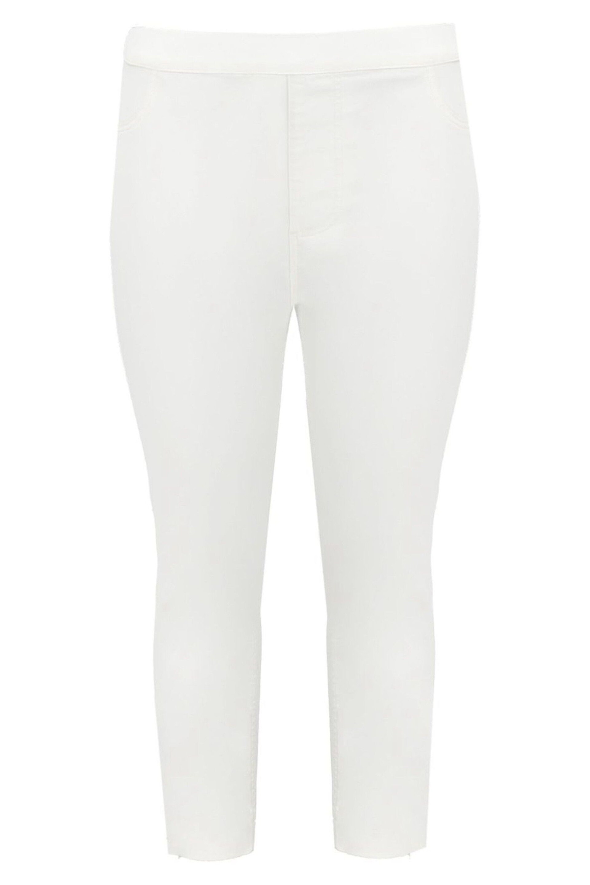 Live Unlimited Curve Ivory Cropped White Jeggings - Image 6 of 6