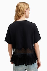 AllSaints Black Gracie T-Shirt - Image 5 of 8