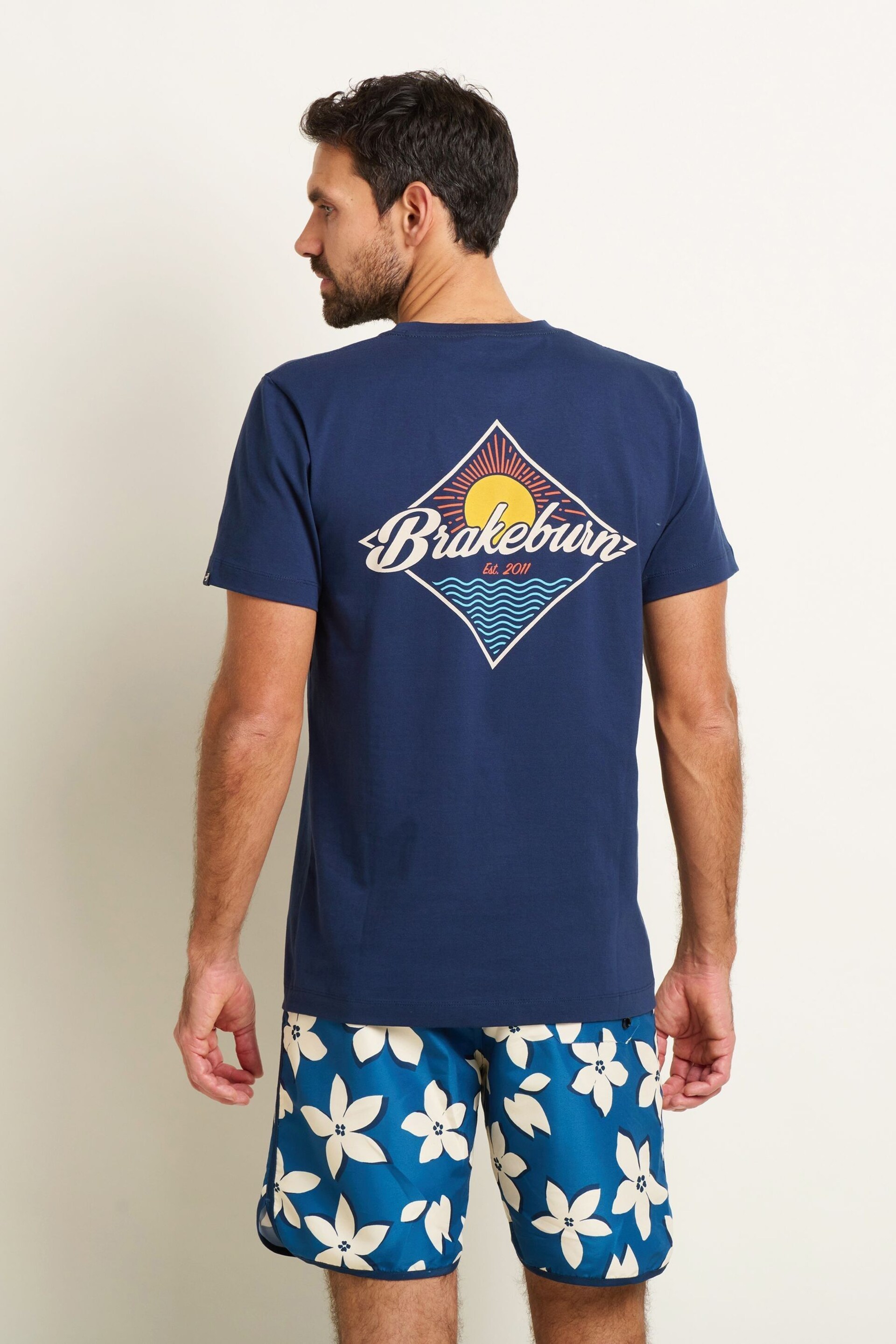 Brakeburn Blue Diamond T-Shirt - Image 3 of 6