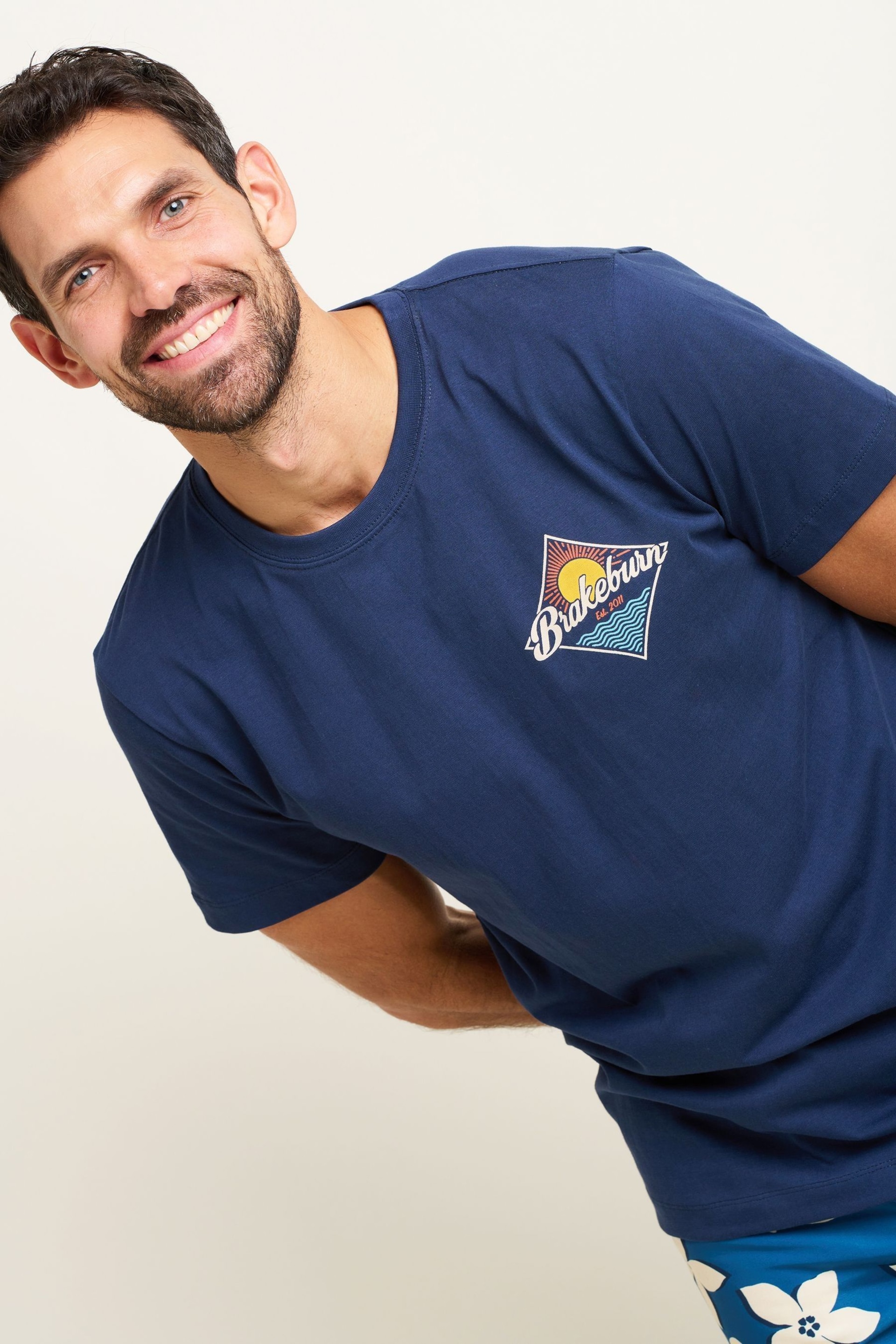 Brakeburn Blue Diamond T-Shirt - Image 6 of 6