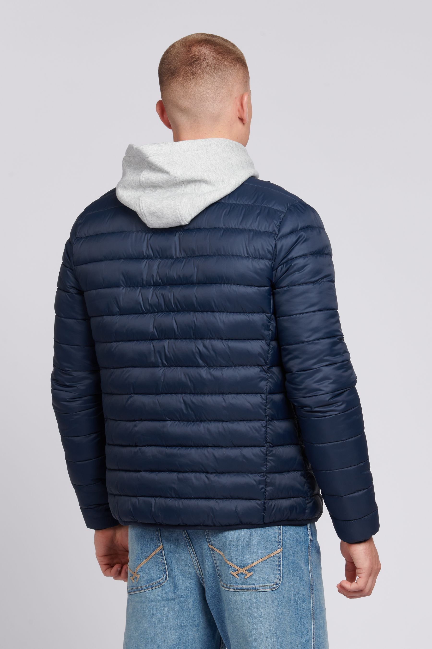 Buy U.S. Polo Assn. Blue Light Lightweight Mens Bound Quilted Jacket from the Next UK online shop