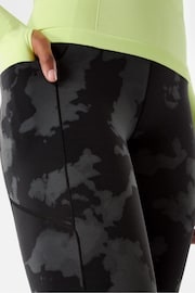 Sweaty Betty Black Fade Print Full Length Power UltraSculpt High Waist Workout Leggings - Image 5 of 6