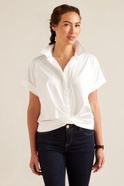 Ariat Brookside White Short Sleeve Shirt - Image 2 of 4
