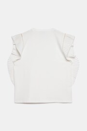 Mint Velvet White Cotton Blend Sweat Shorts - Image 3 of 3
