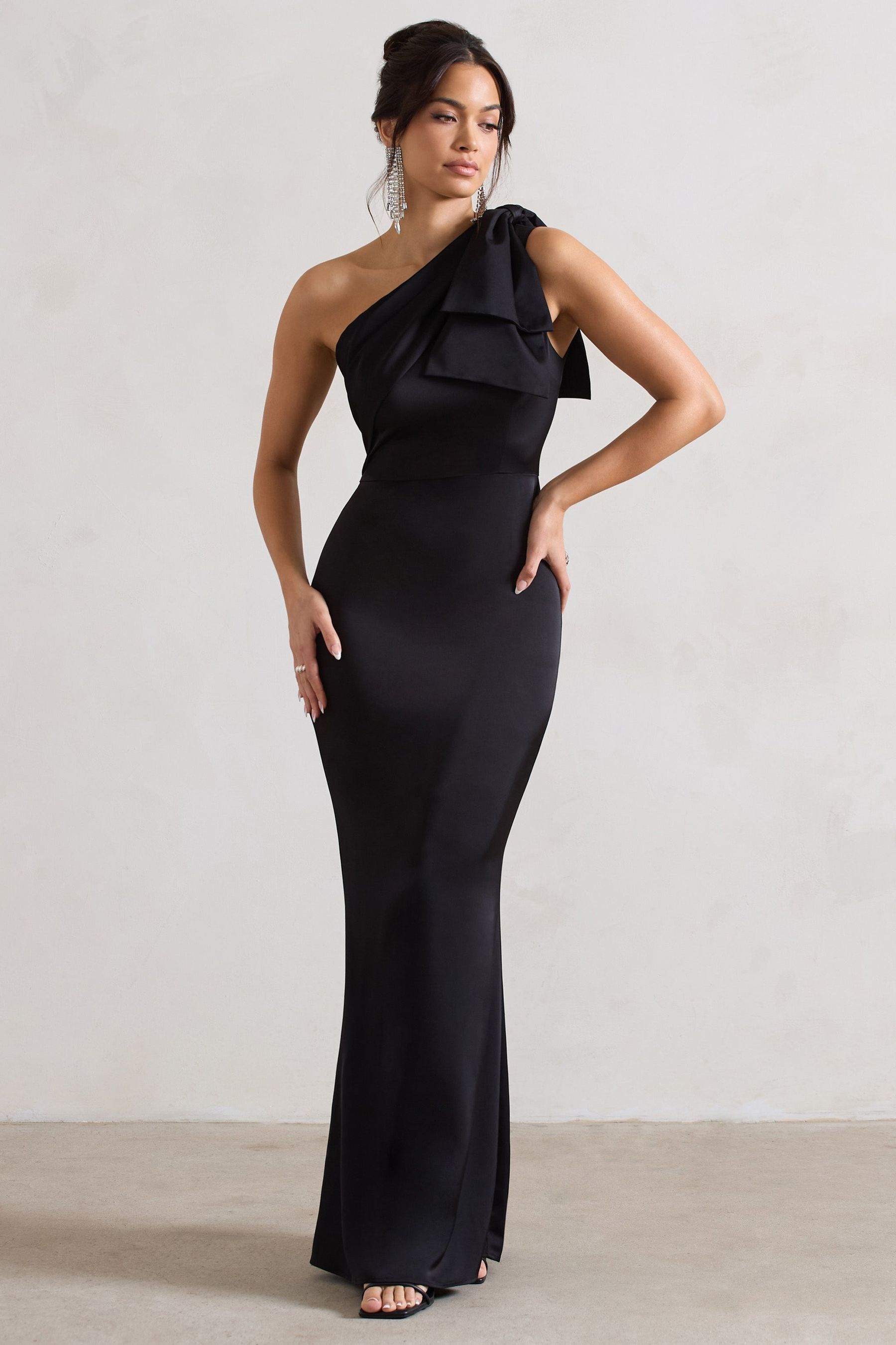 Club l black maxi dress hotsell