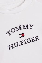 Tommy Hilfiger White Baby Logo Shorts Set - Image 2 of 2