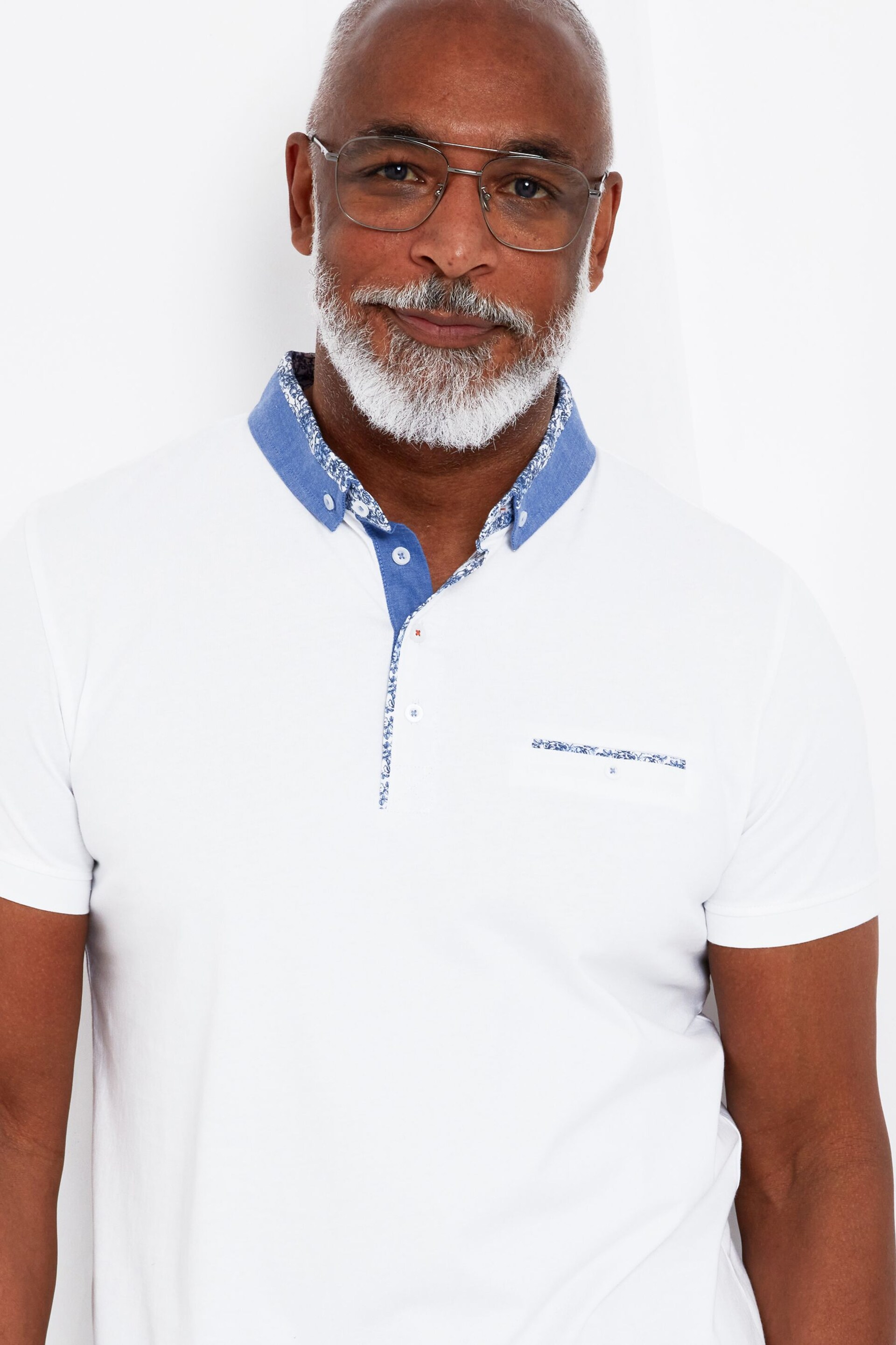 Joe Browns White Super Smart Polo Shirt - Image 4 of 5