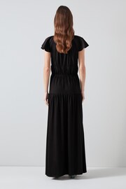 LK Bennett Carla Cotton Lenzing™ Ecovero™ Viscose Maxi Dress - Image 2 of 3