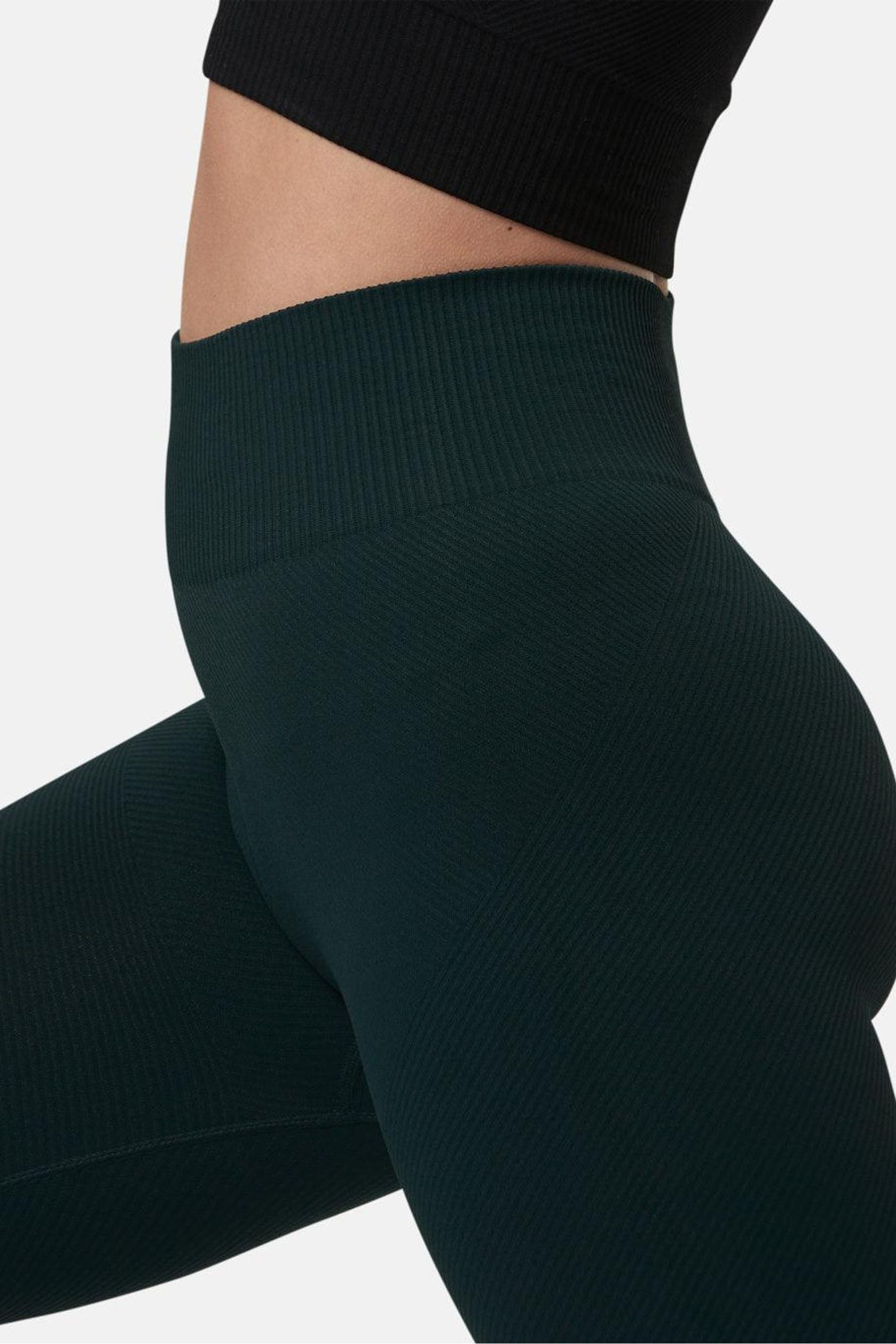 Buy Gym Coffee Green Womens Lotus Chevron 7 8 Leggings from the Next UK online shop