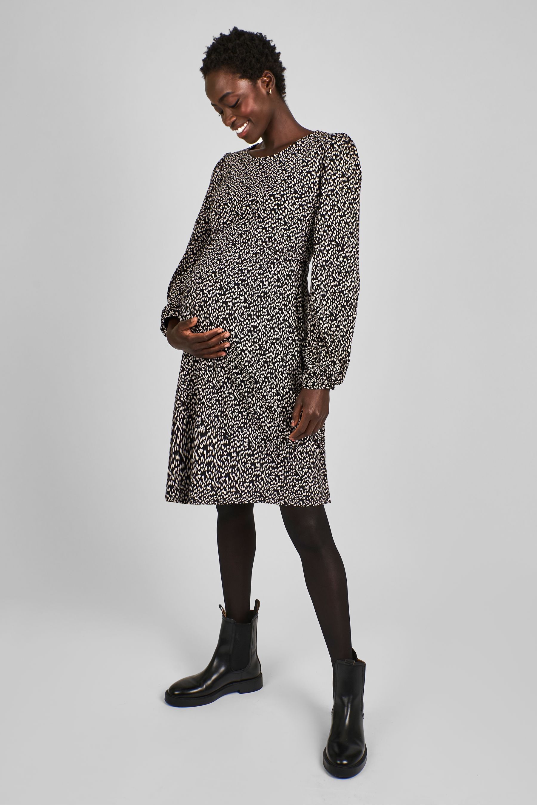Double layer nursing dress cheap