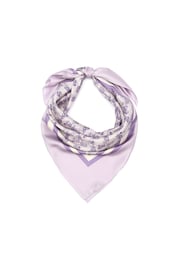 COACH Purple Horse And Carriage Silk Square Scarve - Image 1 of 4