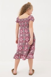 FatFace Purple Paisley Midi Dress - Image 2 of 5