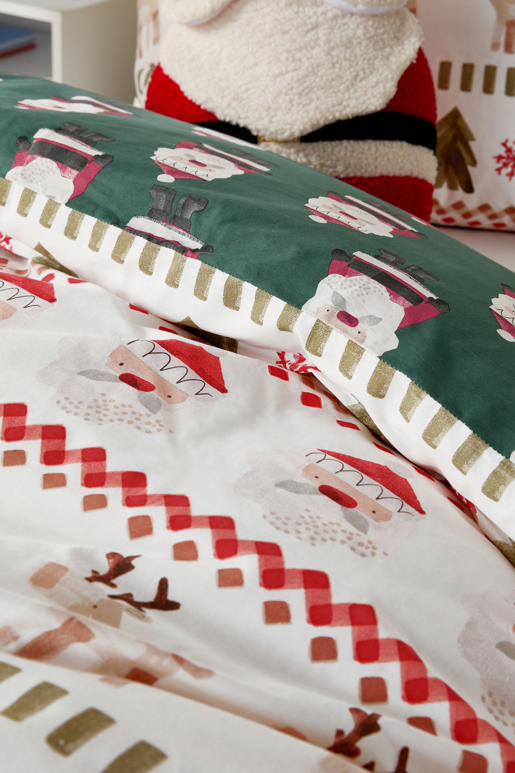 Pottery barn santa sheets best sale
