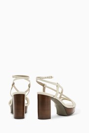 AllSaints White Bella Platform Heels - Image 5 of 7