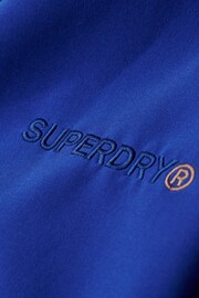 Superdry Blue Hooded Soft Shell Trekker Jacket - Image 7 of 7