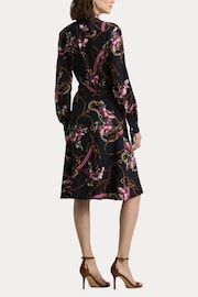 Lauren Ralph Lauren Navy Karalynn Patterned Shirt Dress - Image 5 of 8