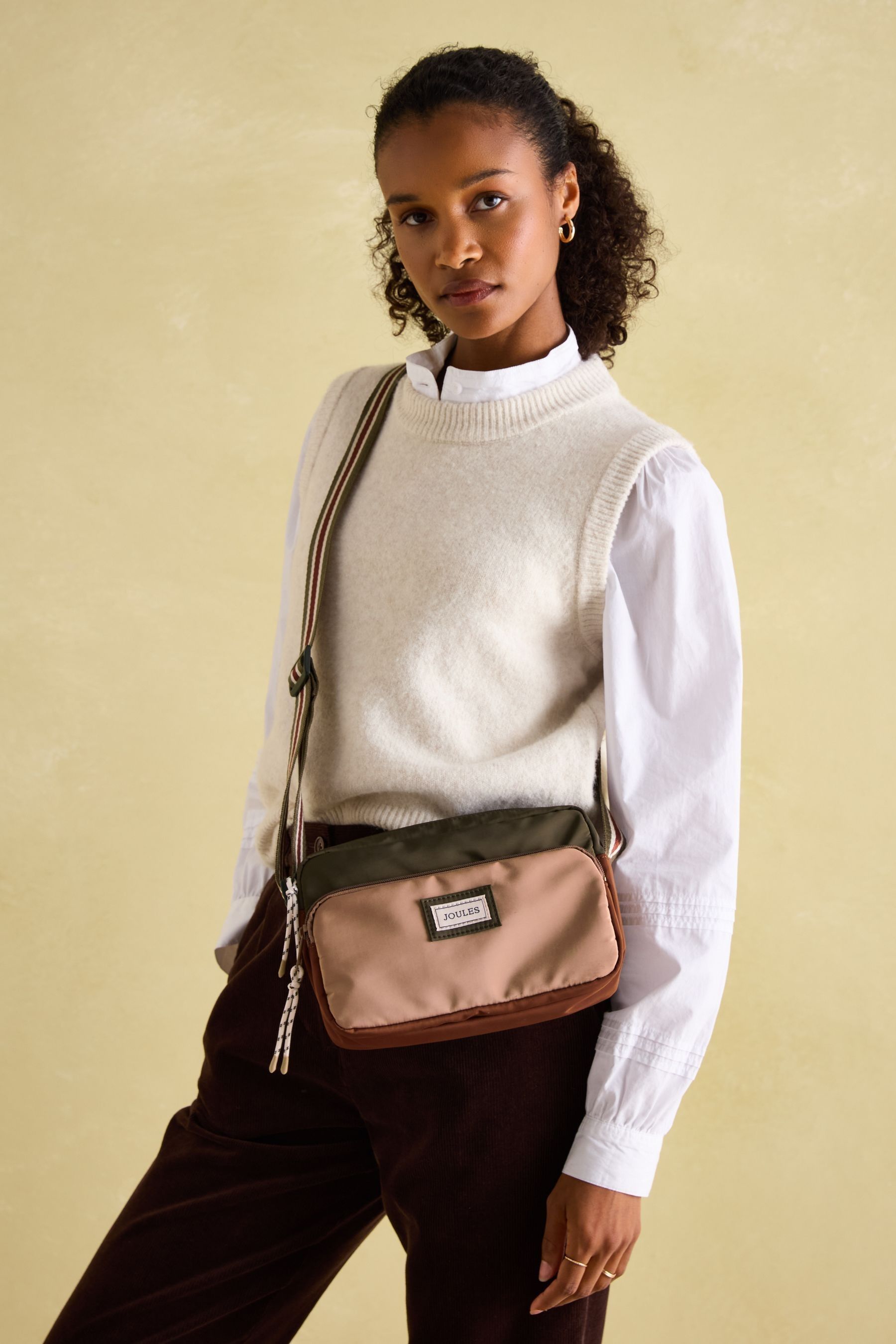 Buy Joules Marlow Khaki Green Cross Body Bag from the Next UK online shop