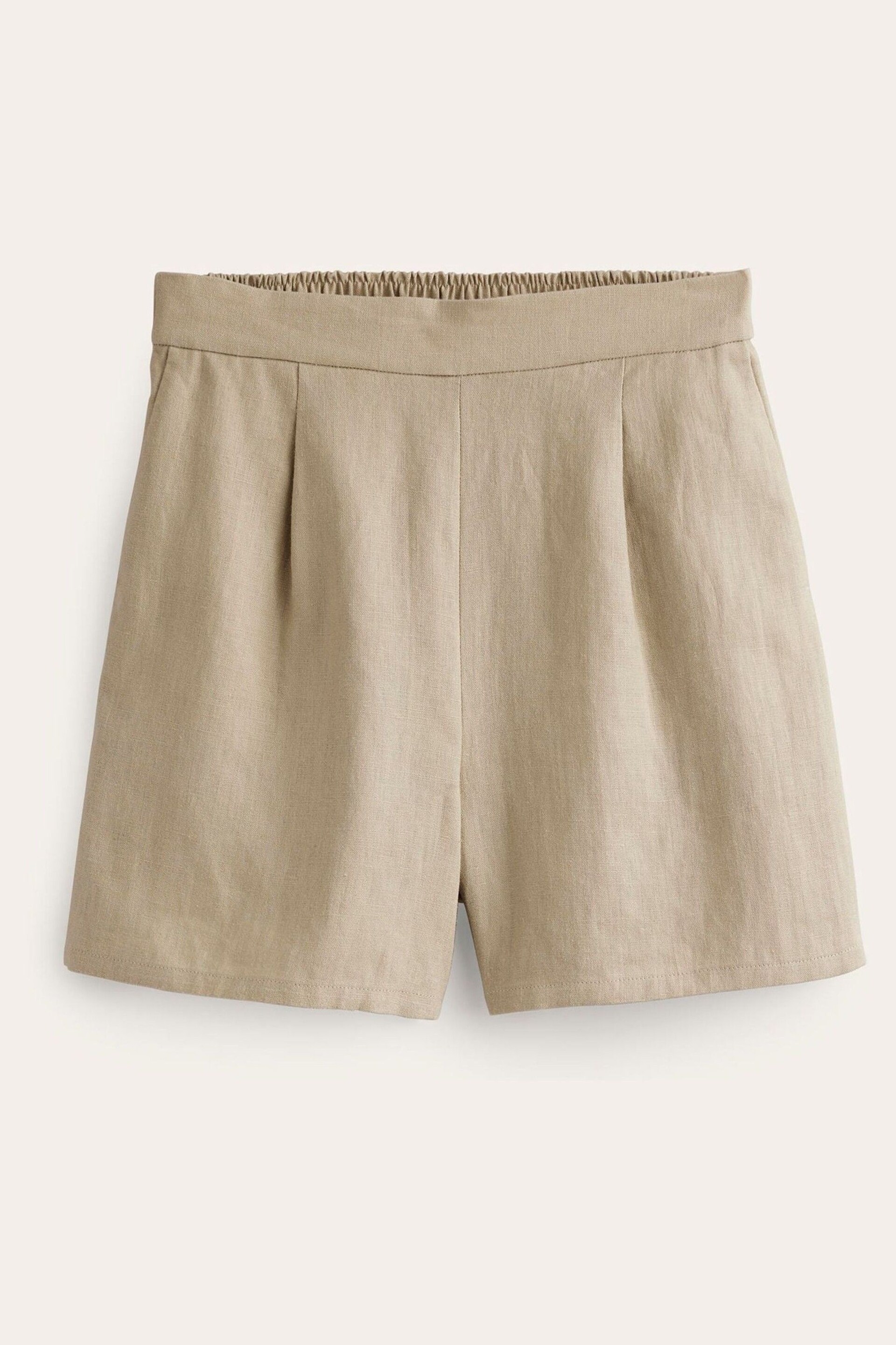 Boden Natural Hampstead Linen Shorts - Image 5 of 5