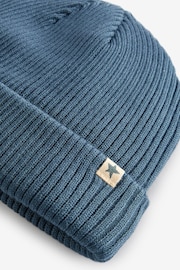 Navy Blue Knitted Baby Beanie Hat (0mths-2yrs) - Image 9 of 9