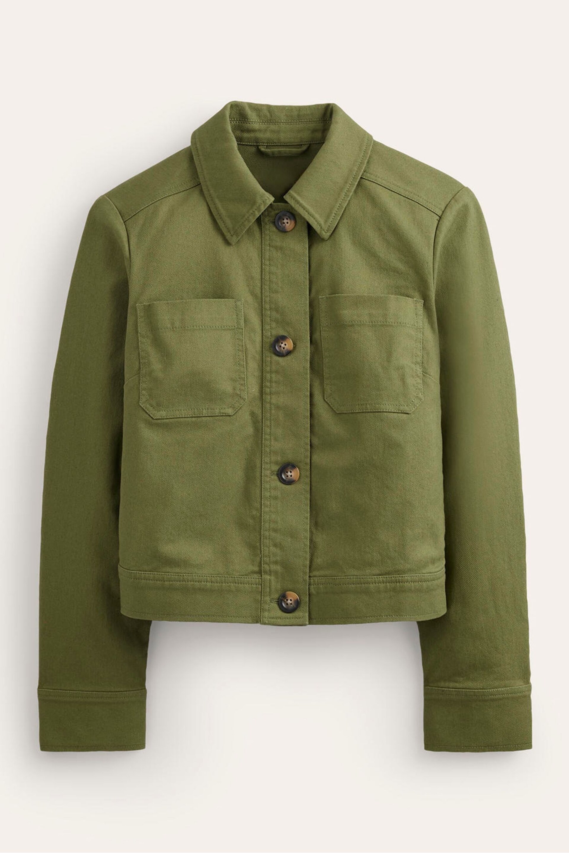 Boden Green Casual Crop Jacket - Image 6 of 6