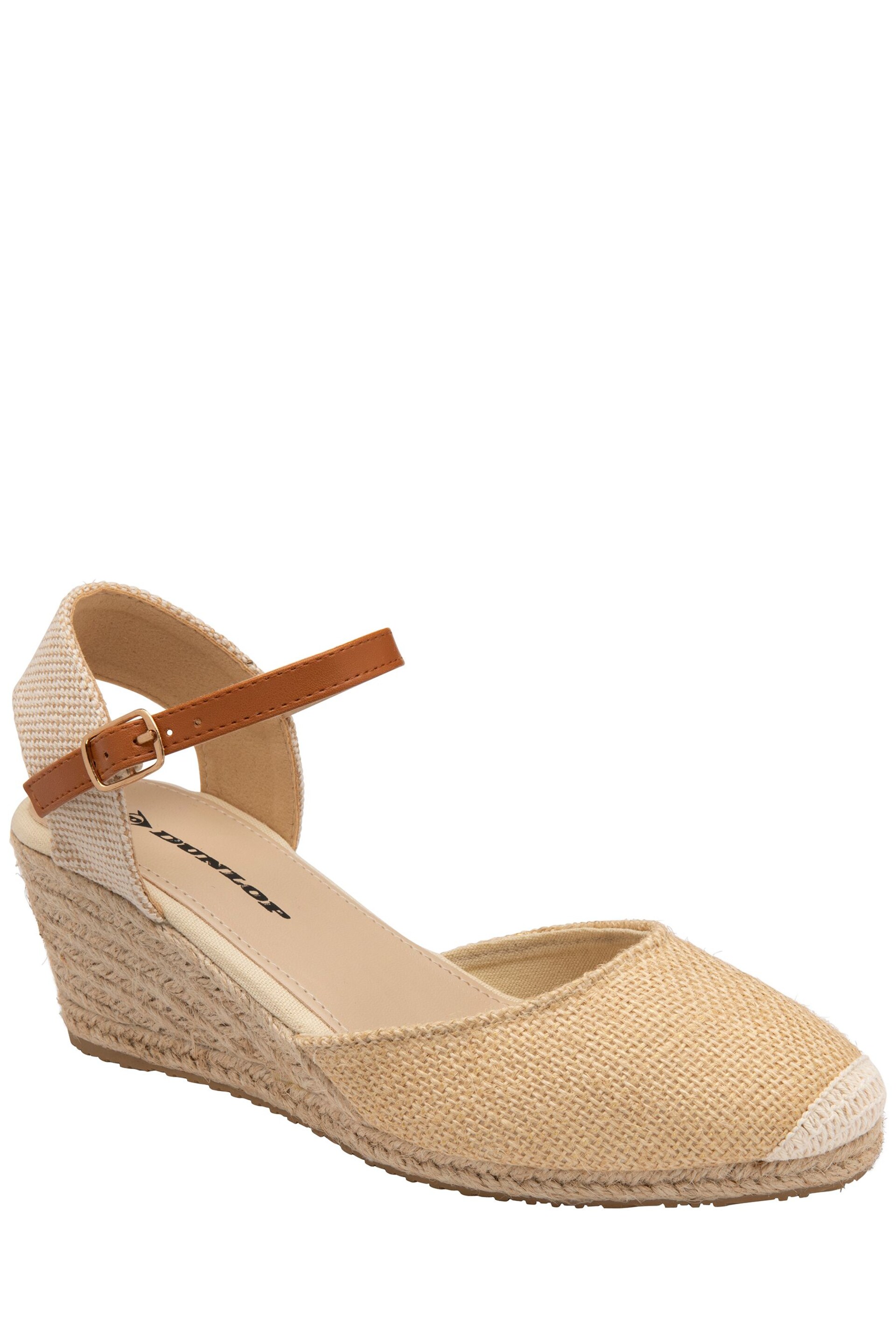 Dunlop Natural Wedges Espadrilles Sandals - Image 1 of 4