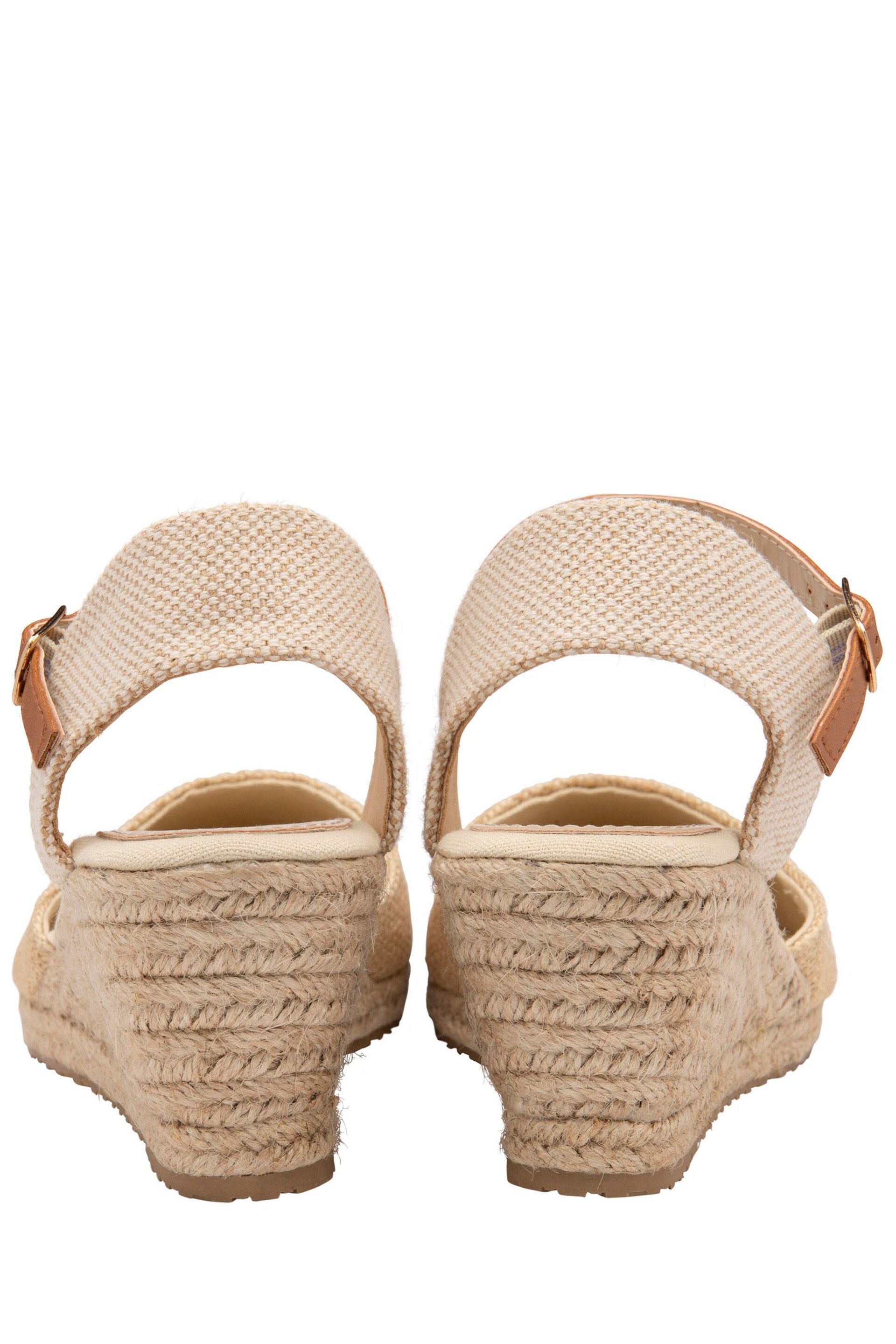 Dunlop Natural Wedges Espadrilles Sandals - Image 3 of 4