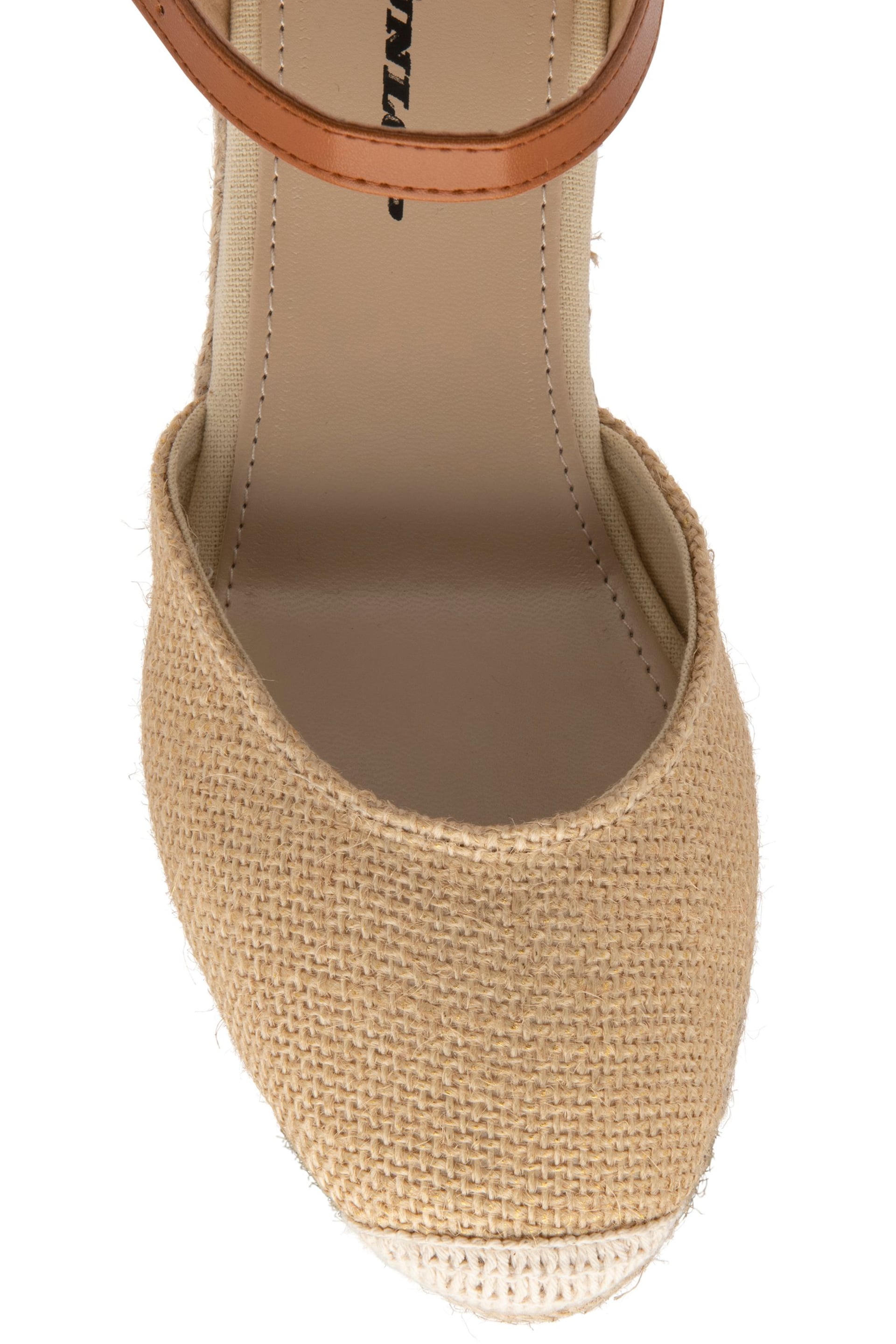 Dunlop Natural Wedges Espadrilles Sandals - Image 4 of 4