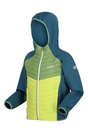 Regatta Aqua Blue Kielder Hybrid VIII Stretch Hooded Jacket - Image 7 of 7