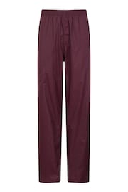 Mountain Warehouse Purple Womens Pakka Waterproof Over Trousers - Image 1 of 8