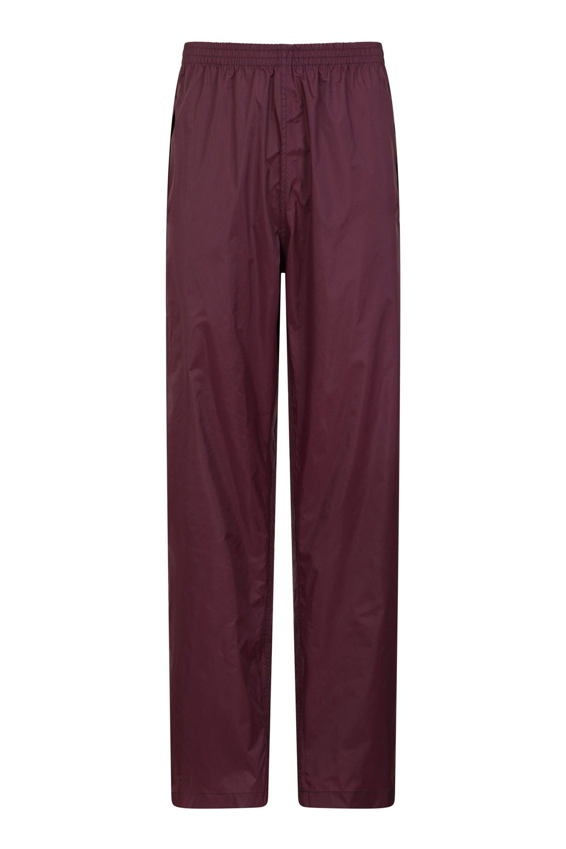 Mountain Warehouse Purple Womens Pakka Waterproof Over Trousers - Image 1 of 8